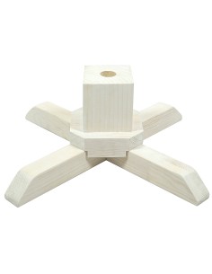 Stojak sosnowy bielony 50 cm