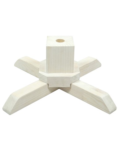 Stojak sosnowy bielony 50 cm