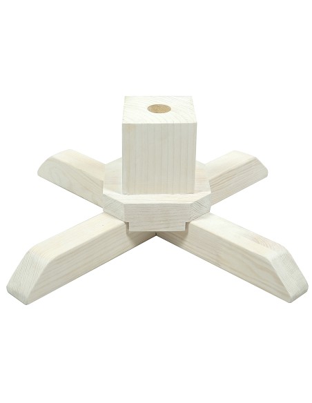Stojak sosnowy bielony 50 cm