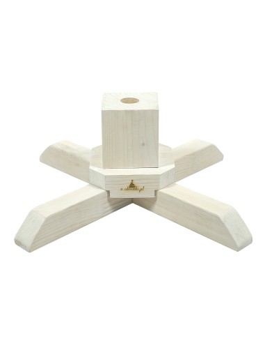 Stojak sosnowy bielony 50 cm
