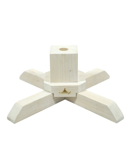 Stojak sosnowy bielony 50 cm