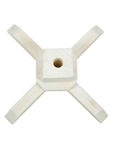 Stojak sosnowy bielony 50 cm