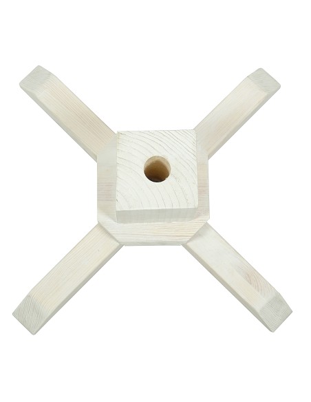 Stojak sosnowy bielony 50 cm