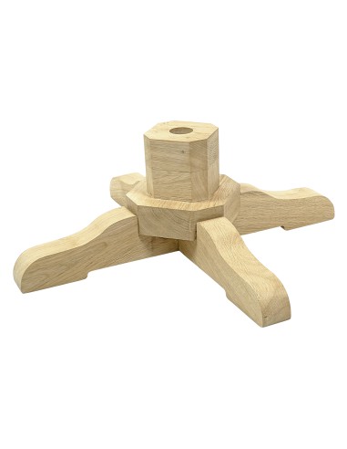 Stojak dębowy naturalny 50 cm