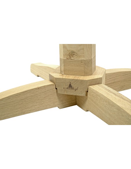 Stojak dębowy naturalny 80 cm