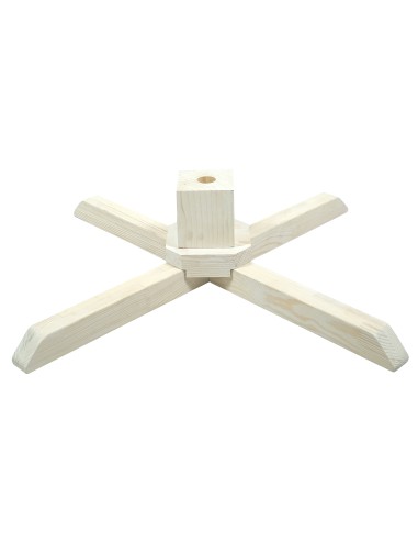 Stojak sosnowy bielony 80 cm
