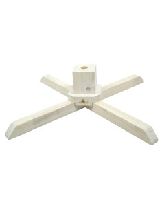 Stojak sosnowy bielony 80 cm 2