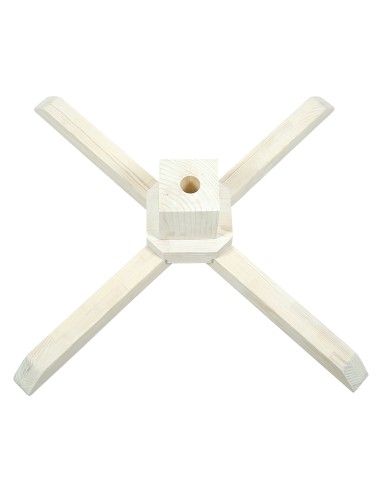 Stojak sosnowy bielony 80 cm