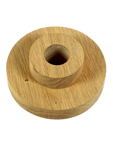 Stojak dębowy naturalny okrągły 15 cm