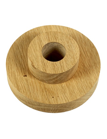 Stojak dębowy naturalny okrągły 15 cm