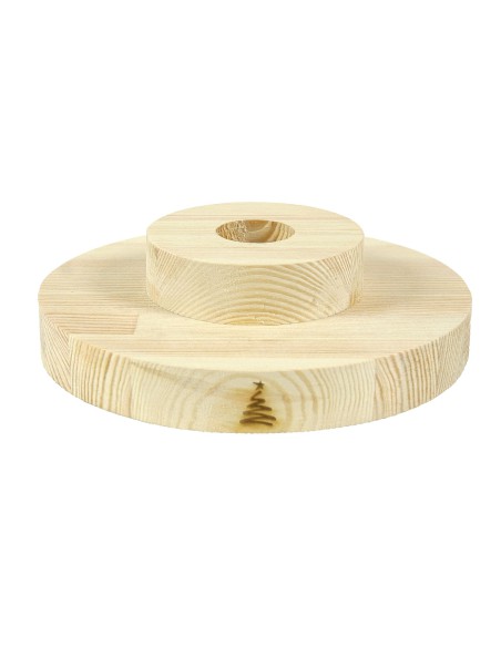 Stojak sosnowy naturalny okrągły 20 cm